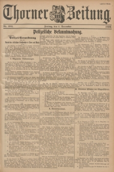 Thorner Zeitung. 1899, Nr. 282 (1 December) - Zweites Blatt