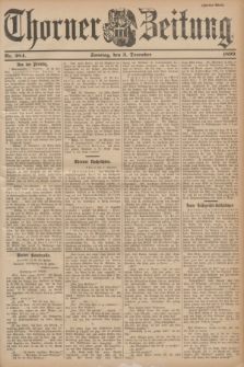 Thorner Zeitung. 1899, Nr. 284 (3 December) - Zweites Blatt