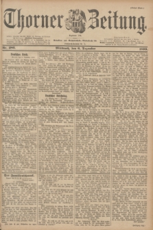 Thorner Zeitung : Begründet 1760. 1899, Nr. 286 (6 Dezember) - Erstes Blatt