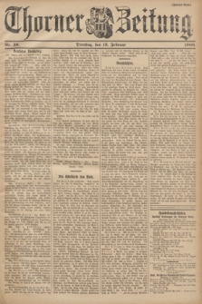 Thorner Zeitung. 1900, Nr. 36 (13 Februar) - Zweites Blatt