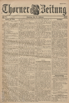 Thorner Zeitung. 1900, Nr. 41 (18 Februar) - Zweites Blatt