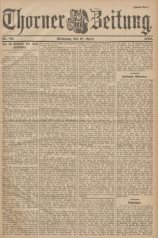 Thorner Zeitung. 1900, Nr. 89 (18 April) - Zweites Blatt
