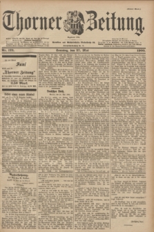 Thorner Zeitung : Begründet 1760. 1900, Nr. 122 (27 Mai) - Erstes Blatt