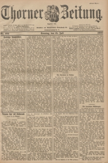 Thorner Zeitung : Begründet 1760. 1900, Nr. 163 (15 Juli) - Erstes Blatt