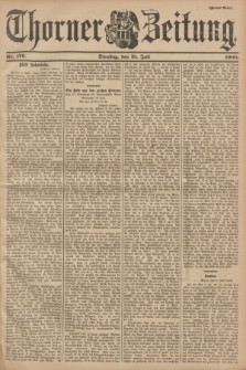 Thorner Zeitung : Begründet 1760. 1900, Nr. 176 (31 Juli) - Zweites Blatt
