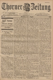 Thorner Zeitung : Begründet 1760. 1900, Nr. 177 (1 August) - Erstes Blatt