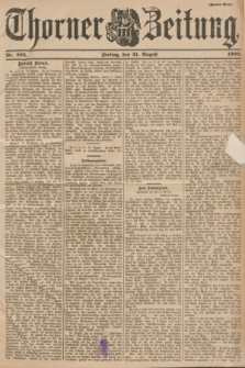 Thorner Zeitung. 1900, Nr. 203 (31 August) - Zweites Blatt