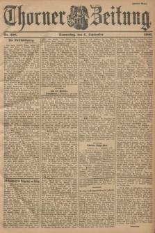 Thorner Zeitung. 1900, Nr. 208 (6 September) - Zweites Blatt