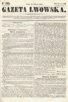Gazeta Lwowska. 1853, nr 194