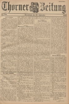 Thorner Zeitung. 1900, Nr. 228 (29 September) - Zweites Blatt