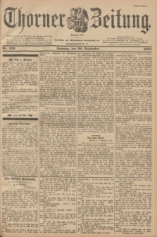Thorner Zeitung : Begründet 1760. 1900, Nr. 229 (30 September) - Erstes Blatt