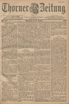 Thorner Zeitung : Begründet 1760. 1900, Nr. 243 (17 Oktober) - Erstes Blatt