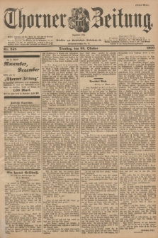 Thorner Zeitung : Begründet 1760. 1900, Nr. 248 (23 Oktober) - Erstes Blatt