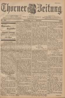 Thorner Zeitung : Begründet 1760. 1900, Nr. 256 (1 November) - Erstes Blatt