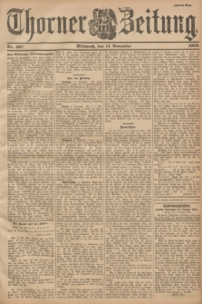 Thorner Zeitung. 1900, Nr. 267 (14 November) - Zweites Blatt