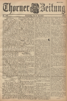 Thorner Zeitung. 1900, Nr. 285 (6 Dezember) - Zweites Blatt