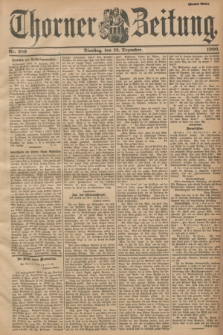 Thorner Zeitung. 1900, Nr. 289 (12 Dezember) - Zweites Blatt