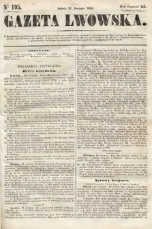 Gazeta Lwowska. 1853, nr 195