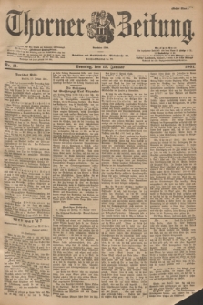 Thorner Zeitung : Begründet 1760. 1901, Nr. 11 (13 Januar) - Erstes Blatt