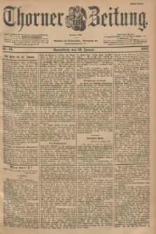 Thorner Zeitung : Begründet 1760. 1901, Nr. 16 (19 Januar) - Erstes Blatt