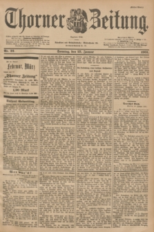 Thorner Zeitung : Begründet 1760. 1901, Nr. 23 (27 Januar) - Erstes Blatt