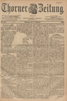 Thorner Zeitung : Begründet 1760. 1901, Nr. 29 (3 Februar) - Erstes Blatt