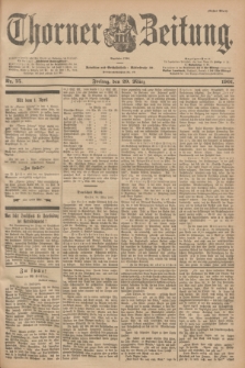 Thorner Zeitung : Begründet 1760. 1901, Nr. 75 (29 März) - Erstes Blatt