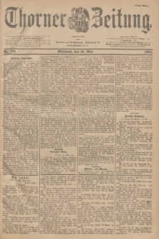 Thorner Zeitung : Begründet 1760. 1901, Nr. 113 (15 Mai) - Erstes Blatt