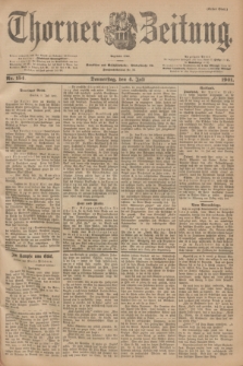 Thorner Zeitung : Begründet 1760. 1901, Nr. 154 (4 Juli) - Erstes Blatt