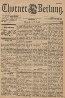Thorner Zeitung : Begründet 1760. 1901, Nr. 195 (21 August) - Erstes Blatt