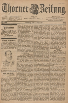 Thorner Zeitung : Begründet 1760. 1901, Nr. 206 (3 September) - Erstes Blatt