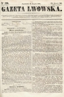 Gazeta Lwowska. 1853, nr 196