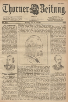 Thorner Zeitung : Begründet 1760. 1901, Nr. 242 (15 Oktober) - Erstes Blatt