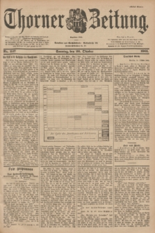 Thorner Zeitung : Begründet 1760. 1901, Nr. 247 (20 Oktober) - Erstes Blatt