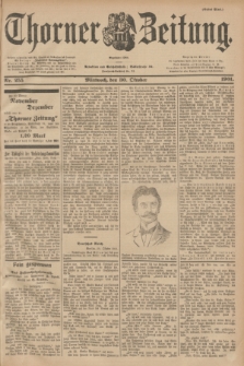 Thorner Zeitung : Begründet 1760. 1901, Nr. 255 (30 Oktober) - Erstes Blatt