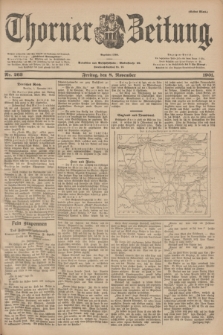Thorner Zeitung : Begründet 1760. 1901, Nr. 263 (8 November) - Erstes Blatt
