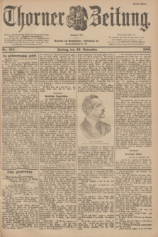 Thorner Zeitung : Begründet 1760. 1901, Nr. 274 (22 November) - Erstes Blatt