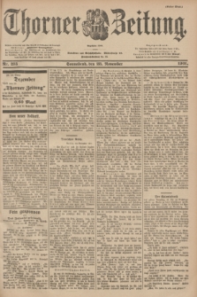 Thorner Zeitung : Begründet 1760. 1901, Nr. 275 (23 November) - Erstes Blatt