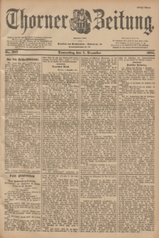 Thorner Zeitung : Begründet 1760. 1901, Nr. 285 (5 Dezember) - Erstes Blatt