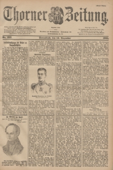 Thorner Zeitung : Begründet 1760. 1901, Nr. 293 (14 Dezember) - Erstes Blatt