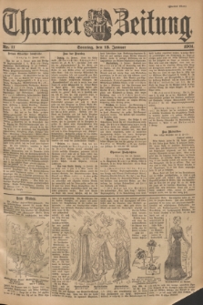 Thorner Zeitung. 1901, Nr. 11 (13 Januar) - Zweites Blatt
