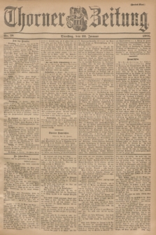 Thorner Zeitung. 1901, Nr. 18 (22 Januar) - Zweites Blatt
