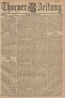Thorner Zeitung. 1901, Nr. 21 (25 Januar) - Zweites Blatt