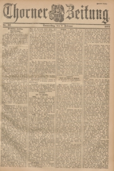 Thorner Zeitung. 1901, Nr. 32 (7 Februar) - Zweites Blatt