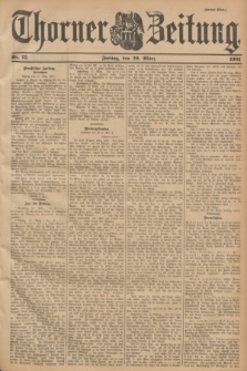 Thorner Zeitung. 1901, Nr. 75 (29 März) - Zweites Blatt