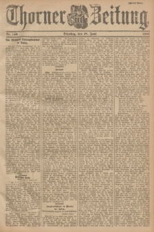 Thorner Zeitung. 1901, Nr. 140 (18 Juni) - Zweites Blatt