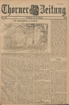 Thorner Zeitung. 1901, Nr. 188 (13 August) - Zweites Blatt