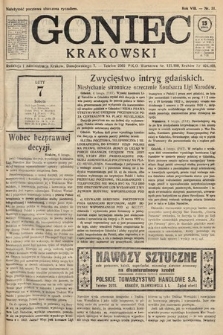 Goniec Krakowski. 1925, nr 31