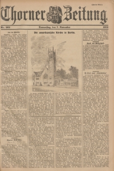 Thorner Zeitung. 1901, Nr. 262 (7 November) - Zweites Blatt