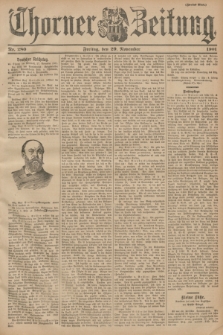Thorner Zeitung. 1901, Nr. 280 (29 November) - Zweites Blatt